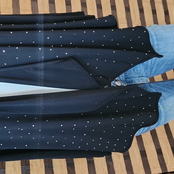 Glamour Jackets & Blazers - Glamour waist gold stud jacket